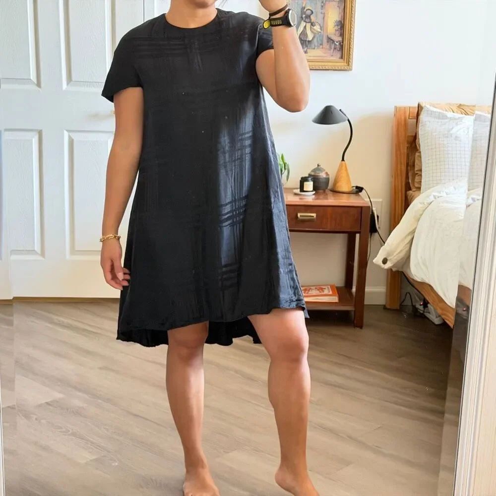 Balenciaga silk mini dress